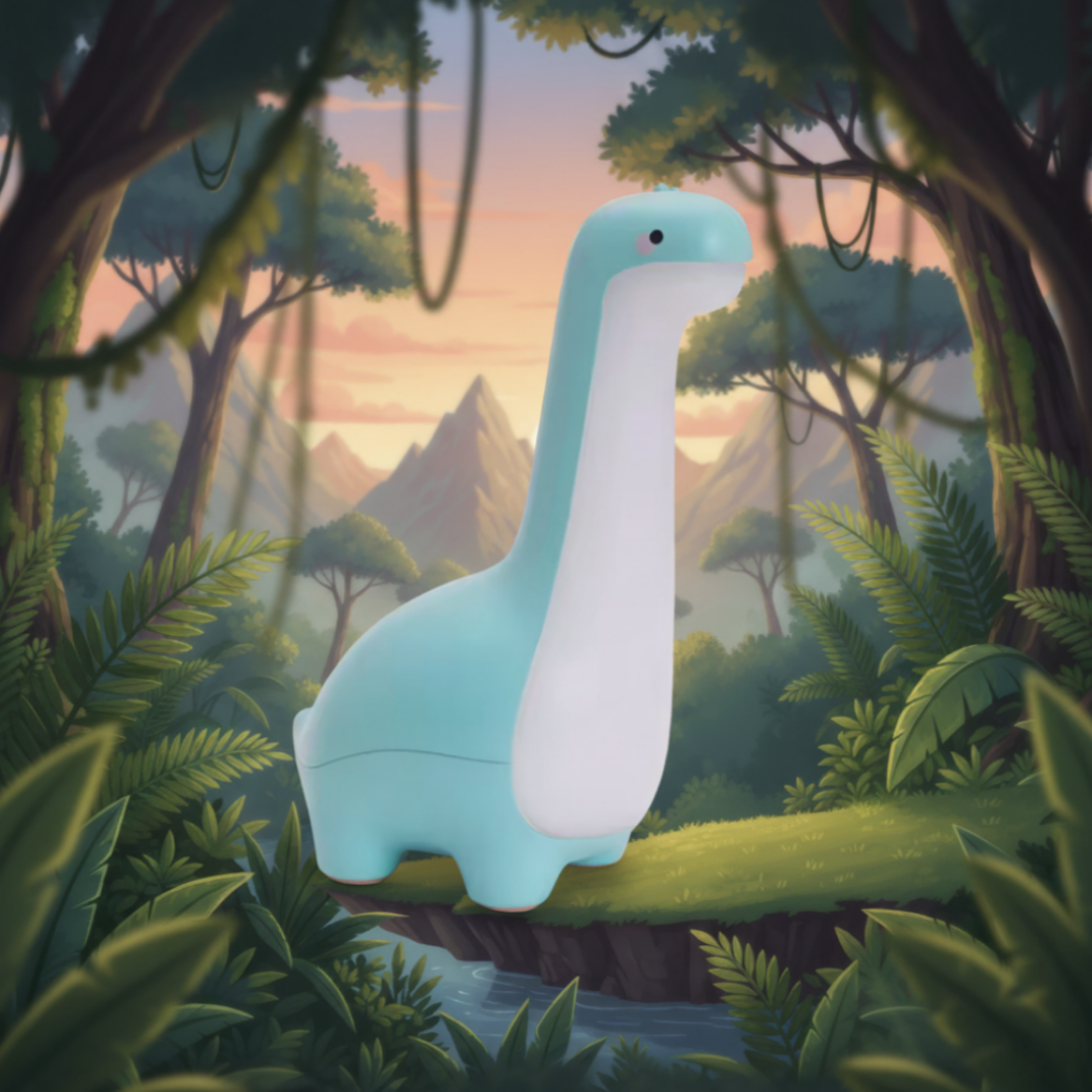 Blue Brachiosaurus
