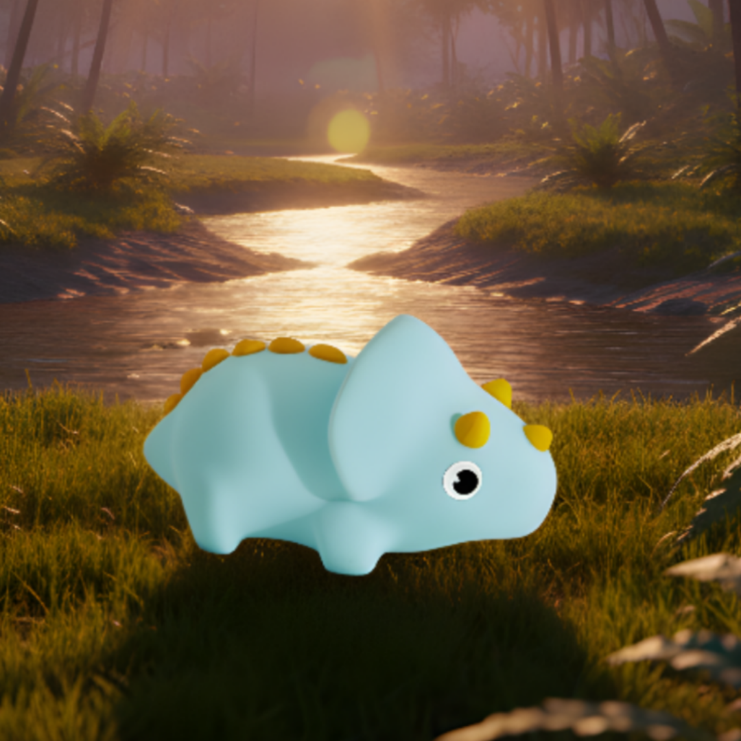 Blue Triceratops